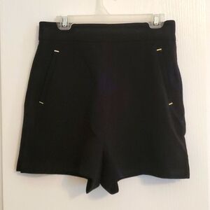 H&M Women's Dress Shorts, Size 4, Black.